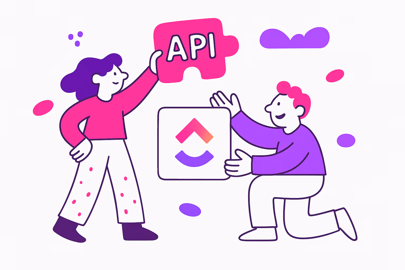 ClickUp API documentation and endpoints for developer integrations