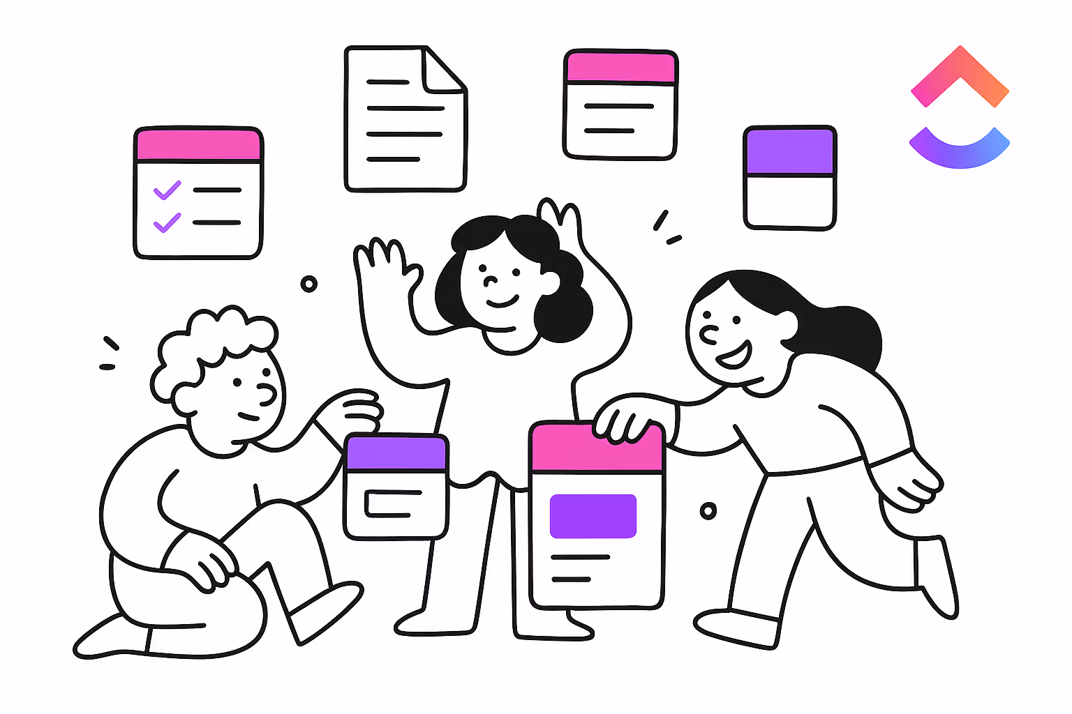 ClickUp Docs workspace for collaborative document creation and management