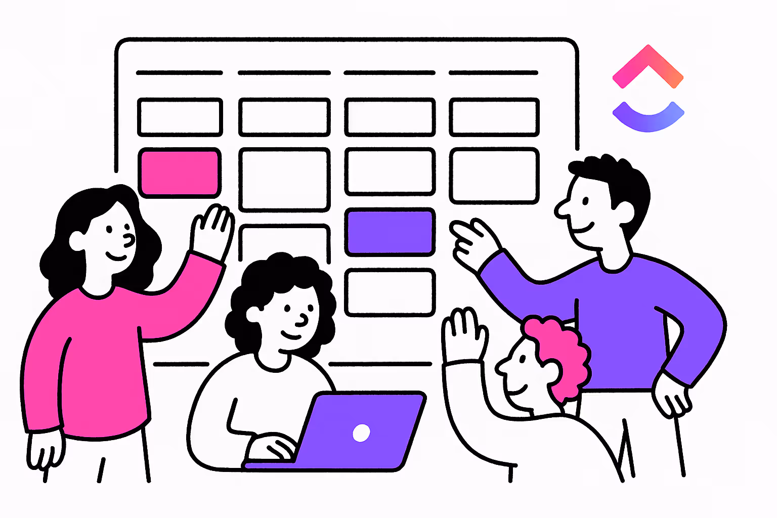 All ClickUp views explained including List, Board, Calendar, Gantt, and Workload views